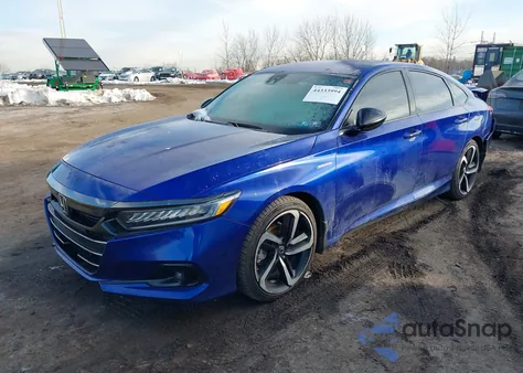 2022 Honda Accord Hybrid Sport z USA, uszkodzony, nr VIN 1HGCV3F24NA012468